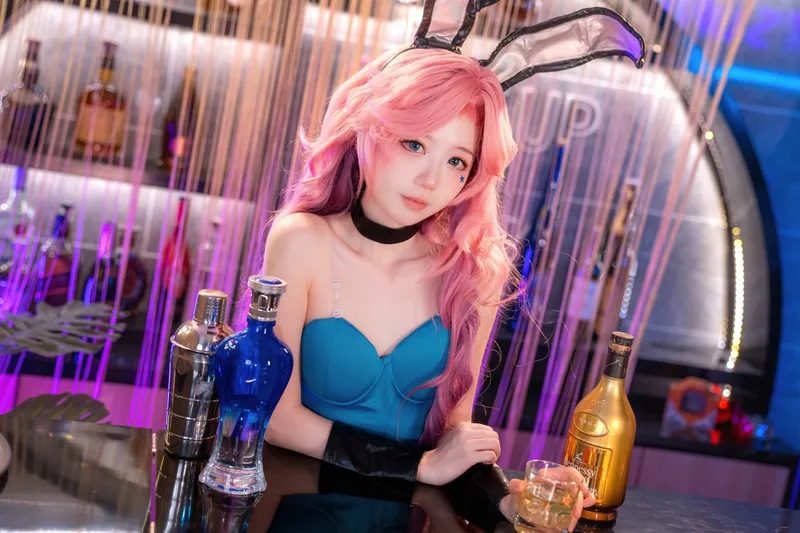 千雪Senyuki cosplay 萨勒芬妮 (英雄联盟) – photo 6 of 28