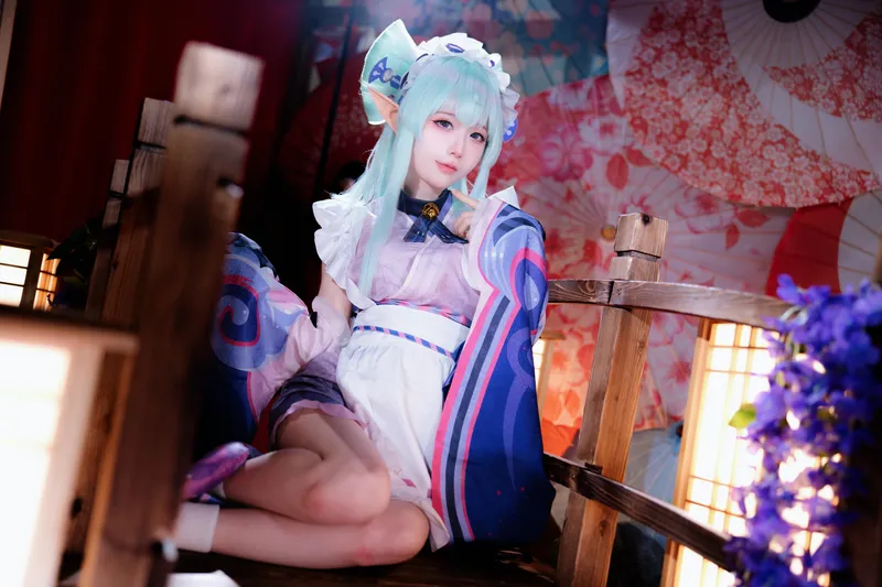 千雪Senyuki cosplay 梦见月瑞希 (原神)