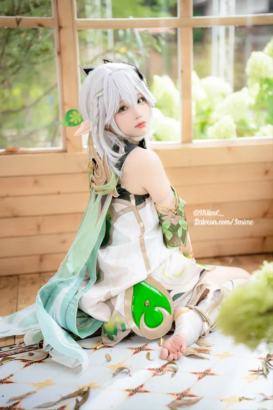 弥美 cosplay 纳西妲 (原神) – photo 10 of 40