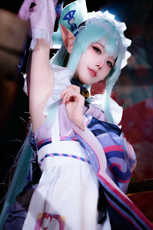 千雪Senyuki cosplay 梦见月瑞希 (原神) – photo 9 of 45