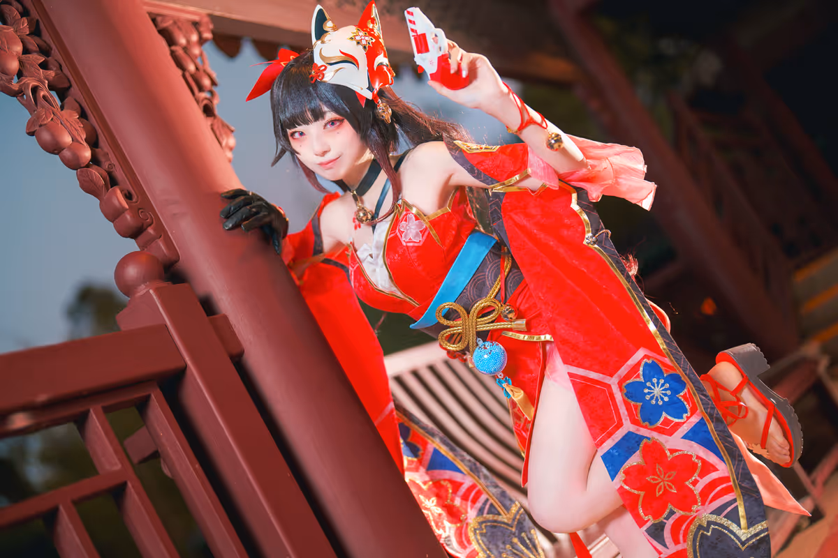 子貓丸 cosplay 花火 (崩坏) – photo 5 of 50