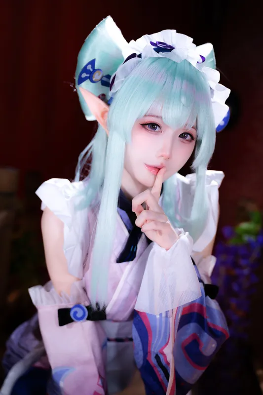 千雪Senyuki cosplay 梦见月瑞希 (原神) – photo 8 of 45