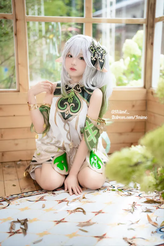 弥美 cosplay 纳西妲 (原神) – photo 8 of 40