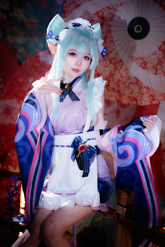 千雪Senyuki cosplay 梦见月瑞希 (原神) – photo 5 of 45