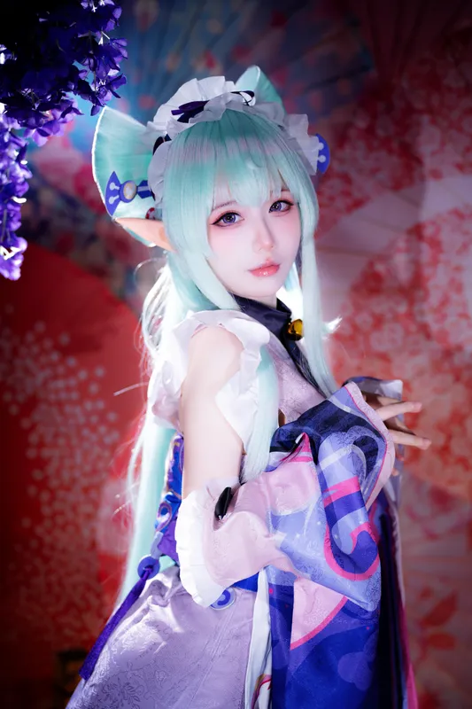 千雪Senyuki cosplay 梦见月瑞希 (原神) – photo 6 of 45