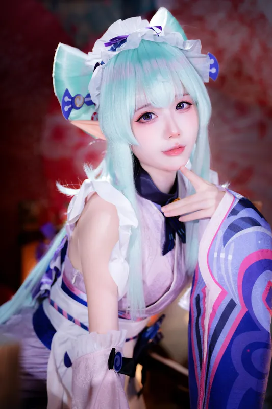 千雪Senyuki cosplay 梦见月瑞希 (原神) – photo 7 of 45