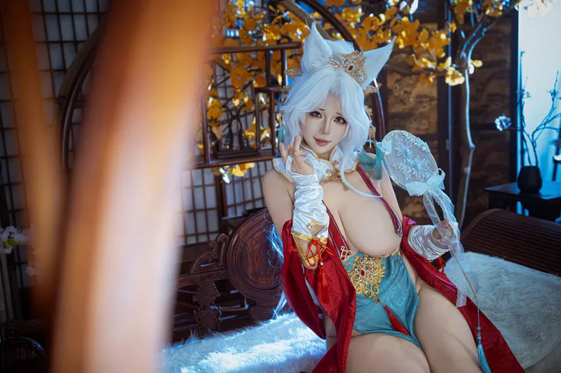 Aimeili粒粒 cosplay 达非 (棕色尘埃) – photo 6 of 67