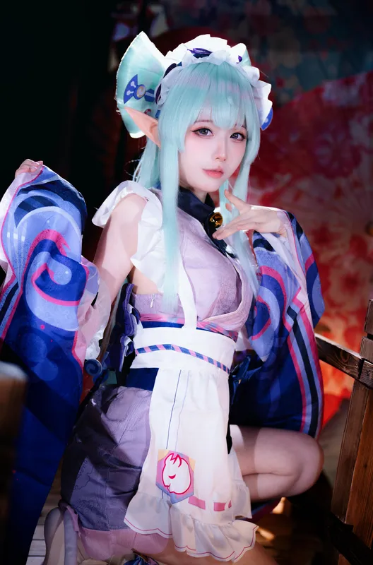 千雪Senyuki cosplay 梦见月瑞希 (原神) – photo 12 of 45