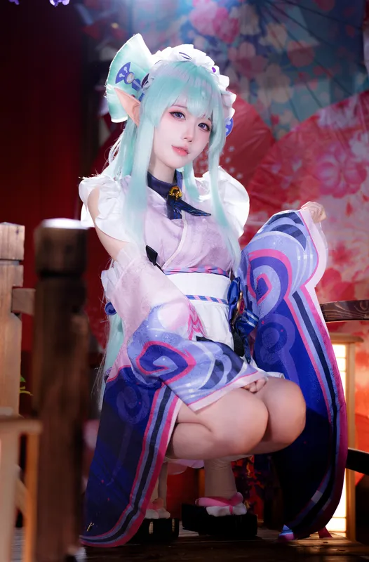 千雪Senyuki cosplay 梦见月瑞希 (原神) – photo 11 of 45