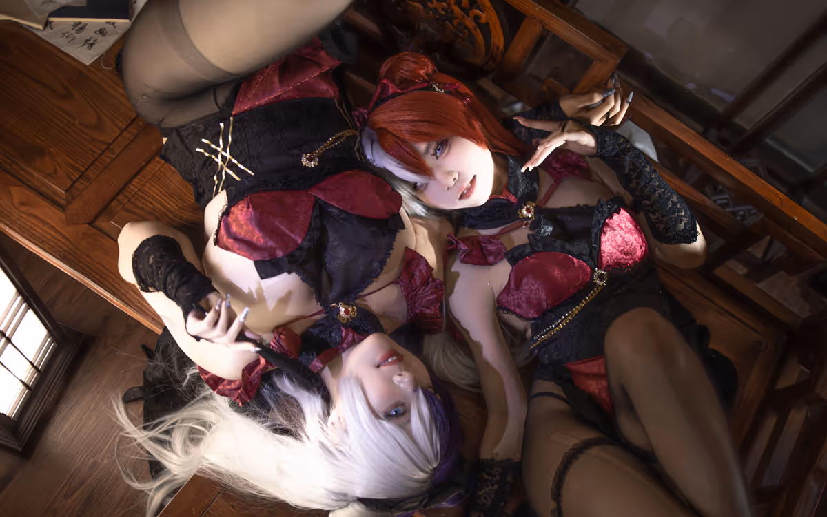 Xiaowannenggancuimian qvq and Etsu ko cosplay Ying Swei and Chao Ho (Azur Lane) – photo 6 of 14