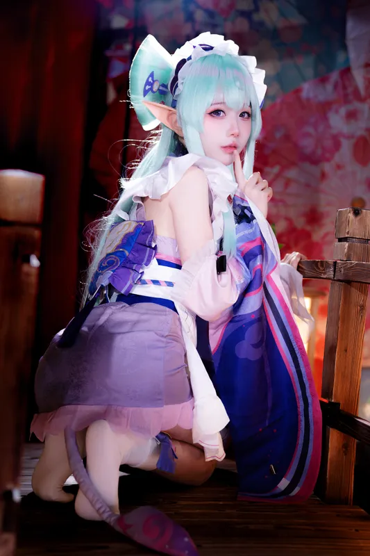 千雪Senyuki cosplay 梦见月瑞希 (原神) – photo 10 of 45
